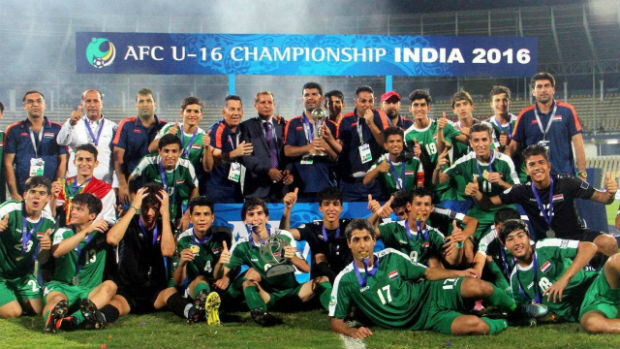 winners of 2016 AFC U16 champions Iraq