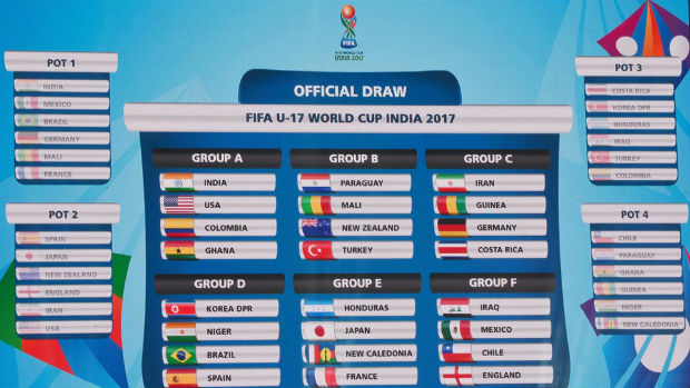 FIFA U17 World Cup Standings India 2017