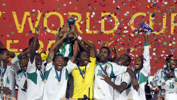 Nigerian Team as the Champions of the previous years U17 World Cup 2015