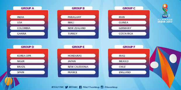 Teams of 2017 U17 World Cup